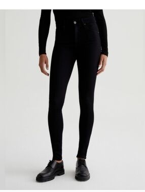 Ag Adriano Goldschmied Farrah High-Rise Skinny Jeans - Black 29